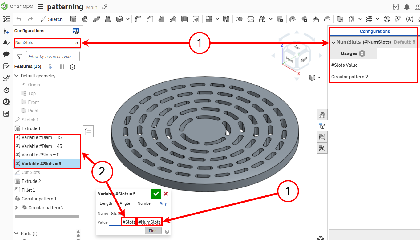Variables In Onshape Onshape Learning Center