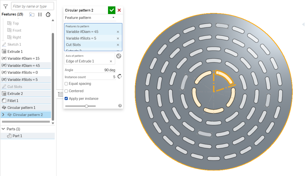 Variables In Onshape Onshape Learning Center