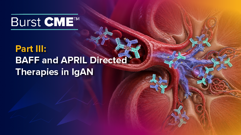 Burst CME™ Part III: BAFF and APRIL Directed Therapies in IgAN