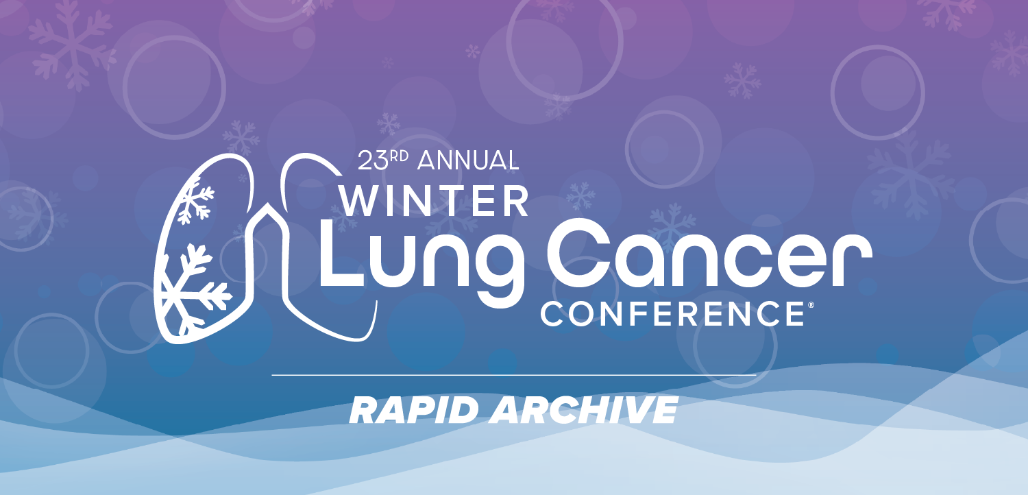 23rd Annual Winter Lung Cancer Conference