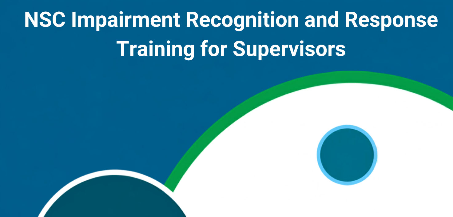 Impairment Recognition and Response Training for Supervisors